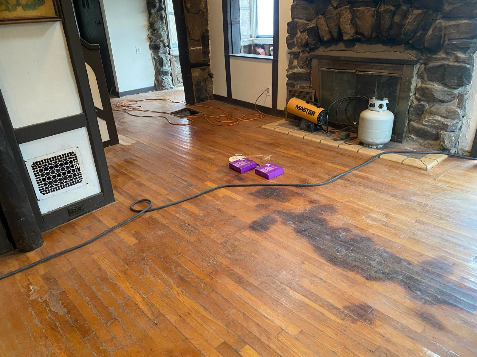 Living room hardwood